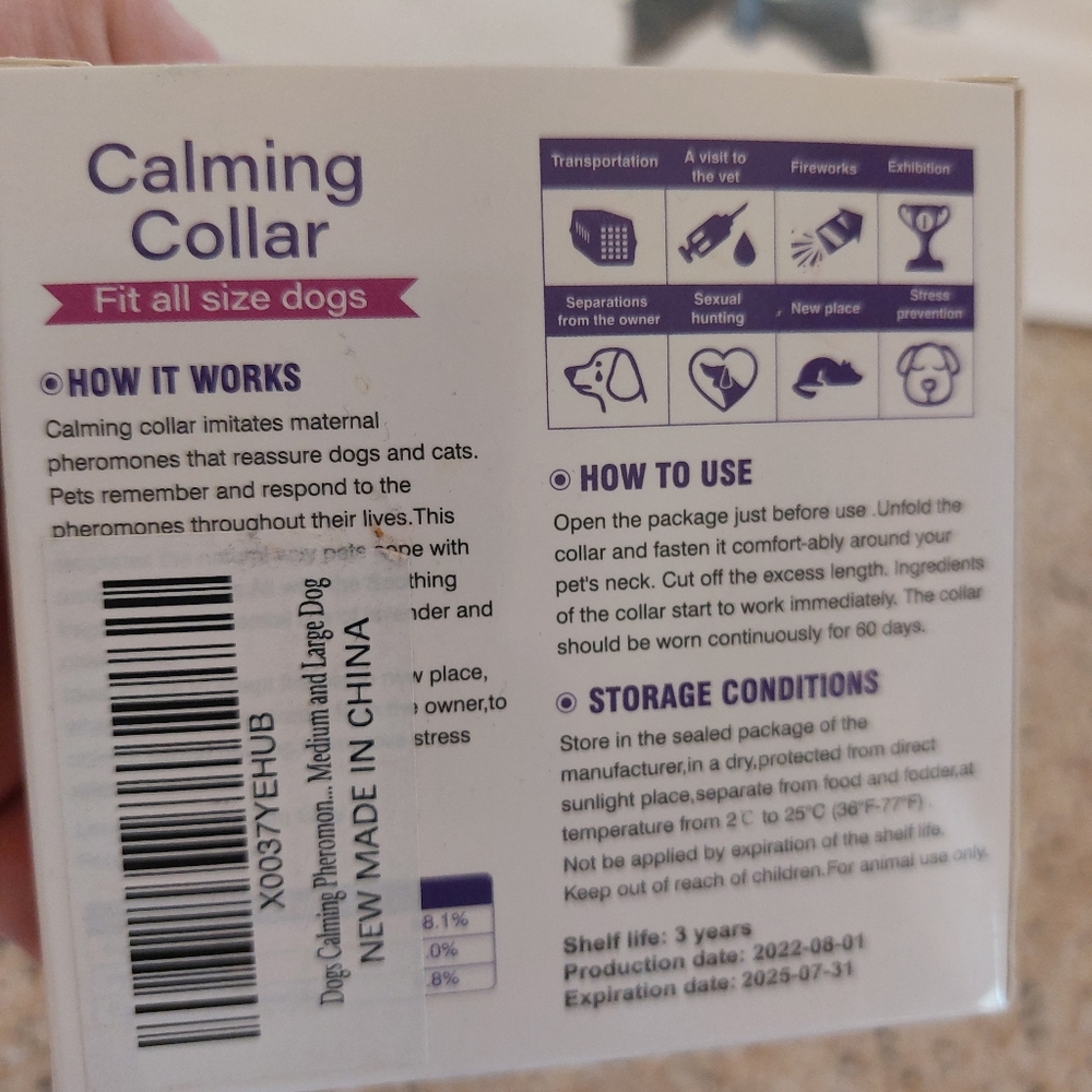 Calming collar - Picture 3 of 3